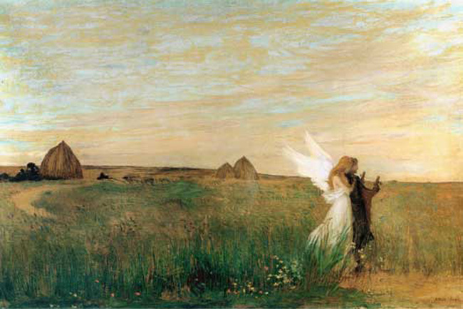 �A�}�����W�����@��@�~���[�Y�̗슴�Ɏ����X����w�V�I�h�X ��@1890�����@�b�@69.85 x 110.49 cm�@�b�@���T���W�F���X�E�J�E���e�B���p��